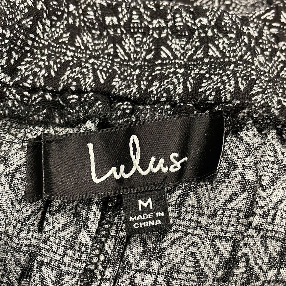 Lulu's Gray Patterned Jumpsuit - Picture 3 of 6